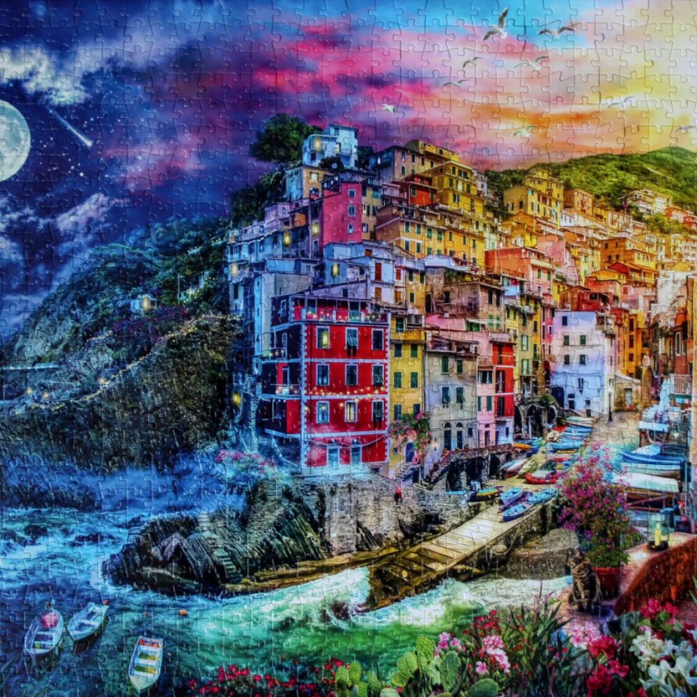 Cinque Terre Splendor, 1000 piece puzzle, Buffalo Games
